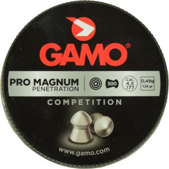 Пули пневматические GAMO Pro-magnum 4,5мм (500шт) Пули пневматические GAMO Pro-magnum 4,5мм (500шт)